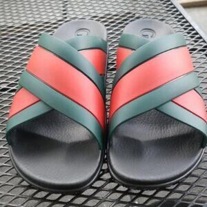 Mens Gucci Sandals With Web Size 12